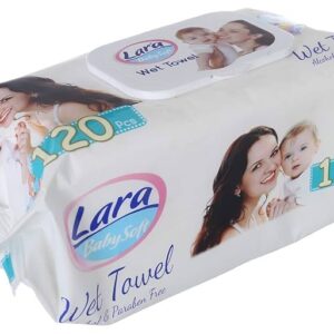 لارا مناديل مبلله 120 منديل